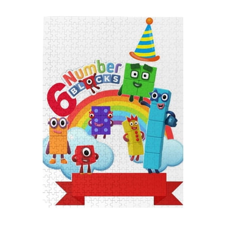 Numberblocks 500 Pieces Wooden Puzzle Jigsaw Puzzles For Adults - Puzzles Gifts