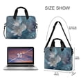 thumbnail image 3 of 16" Laptop Briefcase for Work Travel Laptop Shoulder Bag Carrying Handbag Laptop Case Abstract Art Flower, 3 of 8