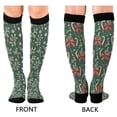 thumbnail image 4 of FORMRS Womens Knee High Socks Casual Long Thick Travel Daily Wear, 2 Pairs, Christmas Candy Cane, 4 of 6
