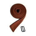 thumbnail image 4 of Sharplace Women Wool Overcoat Waist Belt Portable Waist Tie Waist Belt for Shopping Street Caramel, 4 of 9
