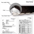 thumbnail image 4 of Recliner Sofa Slipcover, Reversible Sofa Cover, Furniture Protector With Elastic Straps(black/beige), 4 of 5