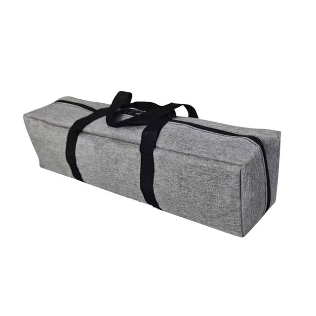 Bolsa de almacenamiento para acampar con cremallera, resistente con asas, bolsa de lona, bolsa de transporte para postes de toldo, cojín de mesa enr 70x25x25 cm