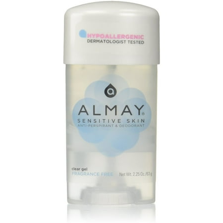 Almay Anti-Perspirant & Deodorant Fragrance Free Clear Gel 2.25 (Best Women's Deodorant No Aluminum)
