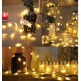 thumbnail image 4 of Cadena de luces LED de estrellas 50 luces de Navidad blancas cálidas JAMW Sencillez, 4 of 5