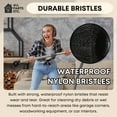 thumbnail image 2 of 2.5" Dust Brush Attachment for Shop Vac – Wet Dry Vacuum Cleaner Accessory with Nylon Bristles – Fits 2-1/2 Inch Hose – Ideal for Car Detailing, Woodworking, Garage & Workshop Cleaning, 2 of 7