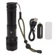 thumbnail image 1 of LED Flashlight USB Rechargeable Zoomable Power Display White Red Light Waterproof Flashlights for Emergencies, 1 of 5