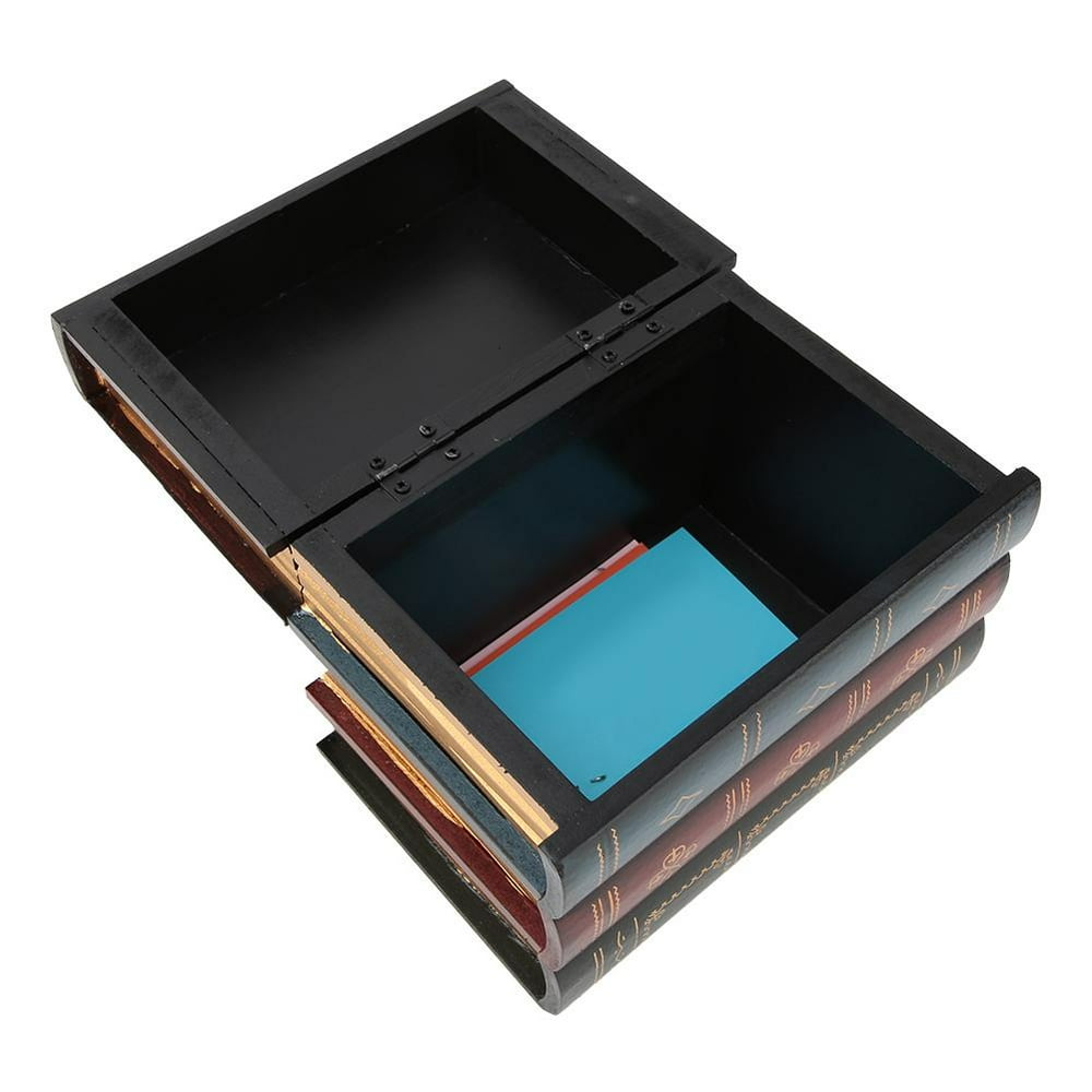 Mgaxyff Fake Book Box Decoration,European Style Vintage Decorative Fake Book Storage Box Home
