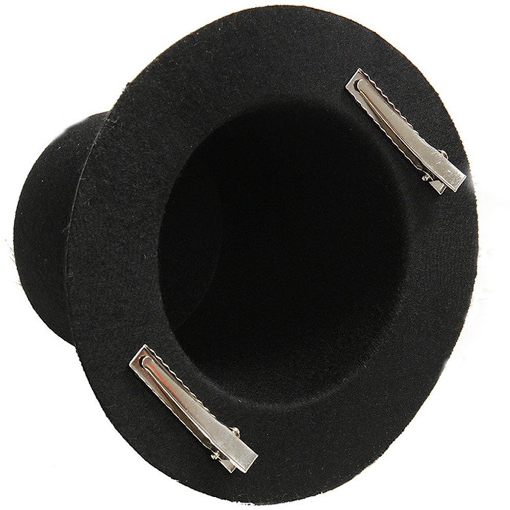 Mini Top Hat Hair Clip, Decorative Headwear Accessory, 5.12x3.35inch