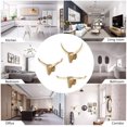 thumbnail image 4 of Gancho de pared, cabeza de animal, perchero montado en la pared, diseño de resina, gancho de pared dorado, ganchos decorativos para bolsas de ropa, sombreros, paquete de 3 Ormromra YQ-0820, 4 of 7