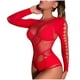 thumbnail image 1 of Moda para mujer Lencería sexy Medias de red Hollow Slim Fit Sexy Halter Neck Hip Jumpsuit Fridja nalpqowj42165, 1 of 8