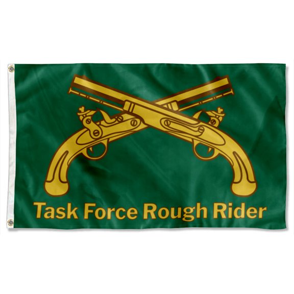 Cayyon Custom Mp Tf Rough Riders Flag 3x5Feet Military Banner with 2 Brass Grommets