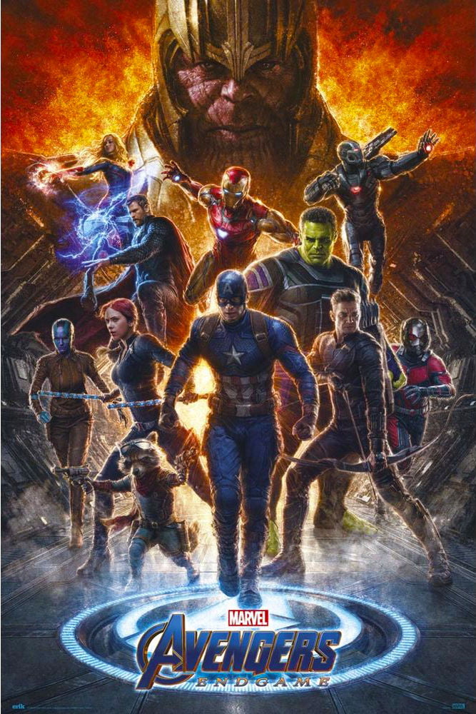 Poster Studio B Avengers Endgame Fire 23"x35" Wall