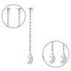 thumbnail image 3 of 6 cucharas de camarero de acero inoxidable-YG-10 MFZFUKR CPB-DE-WX758-11, 3 of 5