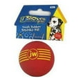 JW Pet Company iSqueak Ball Rubber Dog Toy, Small, Colors Vary