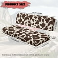 thumbnail image 7 of Uorisanigo UTV Seat Cover, Brown Cow Print Mule Seat Cover Protector Suitable for Kawasaki Mule 4010 4x4 FE 2025 2023 2022 2021, Windproof All Weather Bench Seats Covers UTV Accessories, 7 of 7