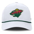 thumbnail image 2 of Men's Fanatics White Minnesota Wild Rope A-Frame Adjustable Hat, 2 of 4