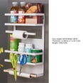 thumbnail image 3 of Estante De Refrigerador Magnético Estante Magnético Multifuncional Estante De Especias Magnético Extraíble Organizador De Botellas De Condimentos Con Gran Capacidad Para Cocina Interior Moyic HA026758-02, 3 of 6