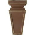 thumbnail image 3 of Ekena Millwork 6"W x 6 3/4"D x 12"H Large Nevio Wood Vintage Decor Corbel, Weathered Brown, 3 of 6