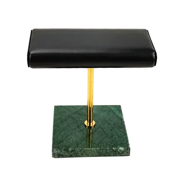 Soporte de visualización para relojes Hugo cojín de cuero PU verde