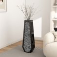 thumbnail image 6 of SHYFOY 30" Tall Floor Vase Black Crushed Diamond Tall Vases for Decor Living Room, 6 of 7