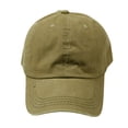 thumbnail image 2 of WITHMOONS Ponytail High Bun Hat Ponycaps Cotton Baseball Cap PZ10041 (Olive), 2 of 2