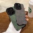 thumbnail image 2 of Funda movil de cuero suave mate de lujo, Phone Case For iPhone,15,14,13,12,11 Pro Max Plus, Fundas protectoras para cámara, cubierta a prueba de golpes, accesorios para teléfono, 2 of 5
