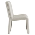 thumbnail image 6 of Emory Upholstered Performance Velvet Dining Side Chair in Alabaster, 6 of 9