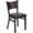 Burgundy Vinyl Seat/Black Metal Frame, variant on Flash Furniture HERCULES Series Black Coffee Back Metal Restaurant Chair - Black Vinyl Seat