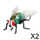 thumbnail image 1 of 2x Simulación Fly Toys Perfecl Juguete Educativo de Aprendizaje Figuras de Moscas 2 piezas, 1 of 8