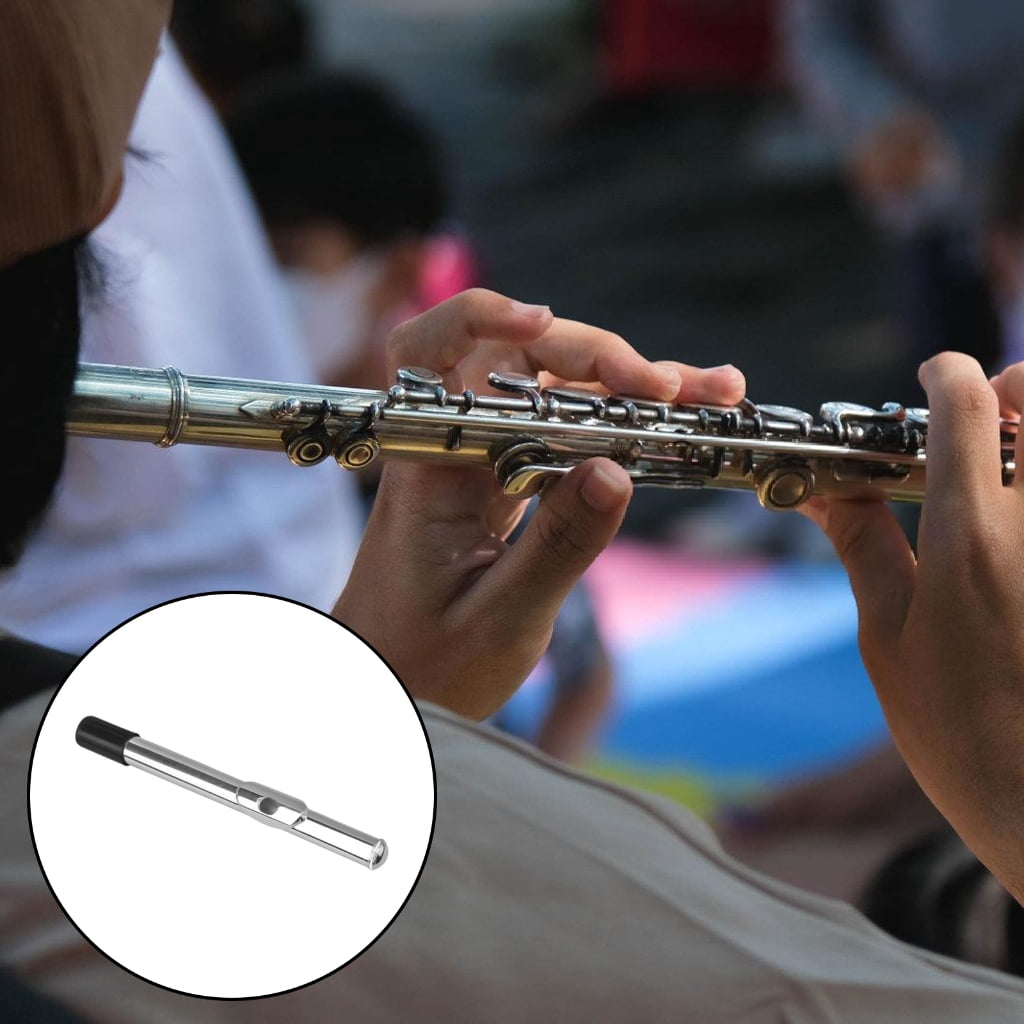 HGYCPP Silver Metal Flute Headjoint 23cm Professional Flute Head Joint Flute Part