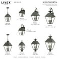 thumbnail image 2 of 27217-61 Livex Lighting Wentworth - 2 Light Medium Outdoor Pendant In Classic Style-15 Inches Tall and 9 Inches Wide-Charcoal Finish, 2 of 11