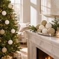 thumbnail image 3 of 12 Pcs Christmas Ball Ornaments Sequin Christmas Tree Decorations Hanging SnowBall for Xmas Tree Decor, 3 of 5