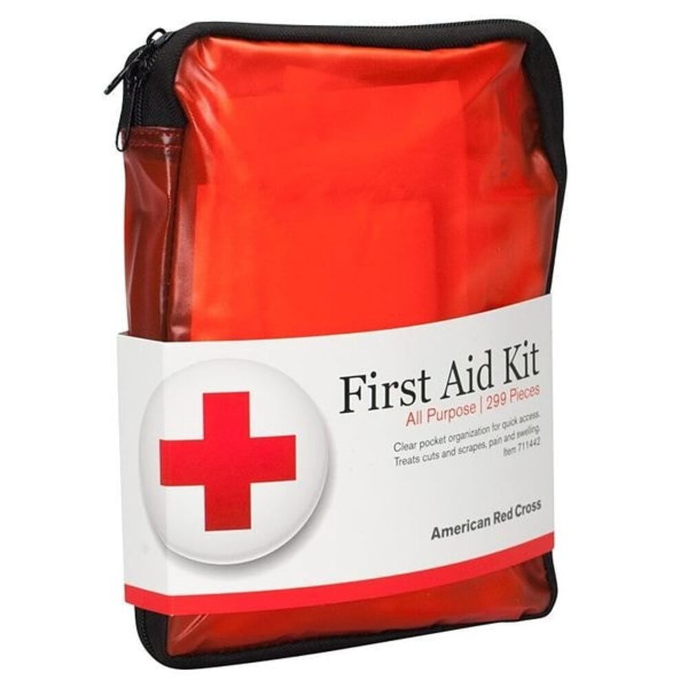 First Aid Kit and Housing, PVC 299 Components, 25 People Served 711442