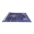thumbnail image 2 of Ahgly Company Machine Washable Indoor Rectangle Persian Blue Traditional Area Rugs, 7' x 10', 2 of 4