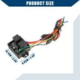 thumbnail image 5 of 1 Set Temperature Range Digital Electric Thermatic Fan Switch Kit for Car Metal Black, 5 of 6
