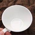 thumbnail image 6 of Set of 2 Classic Pure White Porcelain Cup & Saucer Set, 5oz Black Tea Cup Coffee Cup, 6 of 7