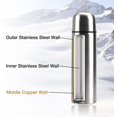 thumbnail image 2 of Best Stainless Steel Coffee Thermos, Bpa Free, New Triple Wall Insulated, Hot & Cold For Hours, Perfect For Biking, Backpack, Camping, Office Or Car, 2 of 8