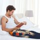 thumbnail image 5 of Fotbe American Bald Eagle A Pantalones de Pijama para Hombre, Pantalones de Dormir, Pantalones de Casa con Cintura Ajustable y Bolsillos-XX-Large, 5 of 6