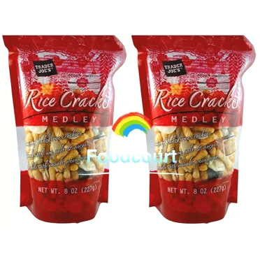 2 Packs  Rice Cracker Snack Mix Medley Gluten Free 8 oz Each Pack