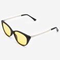 thumbnail image 6 of Night Vision Glasses Anti Glare Night Driving Glasses Yellow Tinted Sunglasses for Men and Women with HD Yellow Glasses for Night Driving Sun Glasses Cat Eye Verona in Tortoise, 6 of 10