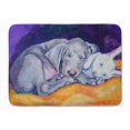 thumbnail image 1 of Carolines Treasures 7354RUG Weimaraner Snuggle Bunny Machine Washable Memory Foam Mat, 1 of 4