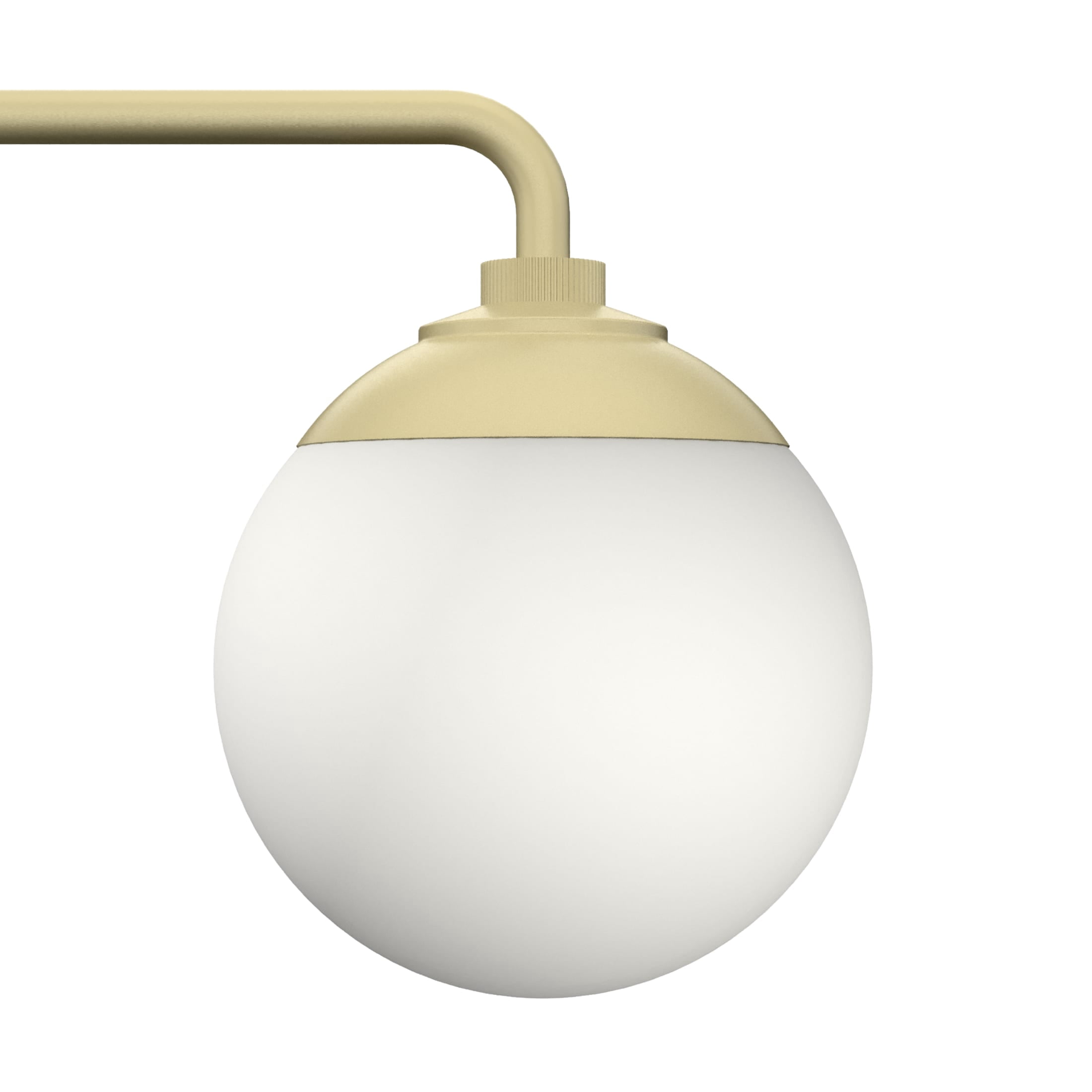 Hunter - Hepburn 3-light Modern Brass, Medium Size Vanity Light, Dimmable, Modern Style, for Bedrooms, Dining, Living Rooms - 19177