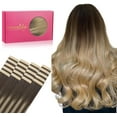 thumbnail image 1 of GFDYREE Extensions de Cheveux à Ruban WENNALIFE pour Femmes, 20 Pcs 50g 20 Pouces Balayage Brun Chocolat à Blond Sale Extensions de Cheveux à Ruban en Cheveux Humains Rallonge Cheveux Humain Lisse Invisible, 1 of 5
