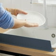 thumbnail image 1 of Dvkptbk Kitchen Water Blocking Board Sink Countertop Water Blocking and Blocking Board Household Sink Vegetable Washing and Dishwashing Proof Partit Silicone Water Blocking Plate Home Essentials, 1 of 8