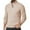 Khaki, variant on Men's Cable Knit Henley Sweater Long Sleeve Button Neck Casual Pullover Top