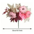 thumbnail image 2 of Colorful Pink Pumpkin Artificial Maple Vine, 35Cm, For Fall Decor, Table Centerpiece, 2 of 7