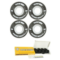 Bigfoot Skateboard Wheels 55mm 83A Soft Cruiser Filmer Black Ceramic Bearings