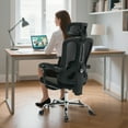 thumbnail image 2 of Chaise de Bureau Ergonomique avec Roues, Chaise de Bureau en Maille à Dossier Haut avec Rotation à 360°, Hauteur Réglable Chaise de Jeu Confortable pour de Longues Heures, 2 of 8