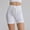 Meichang-White, variant on Meichang Ribbed Gym Shorts for Women High Waist Drawstring Biker Shorts Leggings Yoga Running Athletic Workout Volleyball Shorts