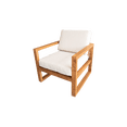 thumbnail image 1 of Sillón De Madera Sólida, 1p – Rústico Tratable NATIVO MUEBLES BAHIA, 1 of 4